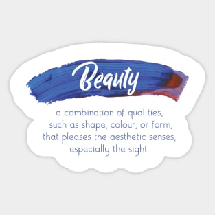 Beauty Definition Sticker